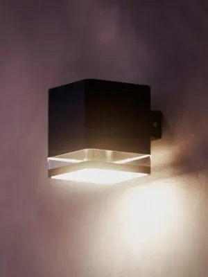 Autentický Philips LED solární venkovní nástěnné svítidlo Virona, černé, IP44