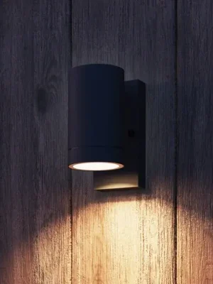 Tovární Cena Calex venkovní nástěnné svítidlo Alba GU10, Downlight, černé, senzor