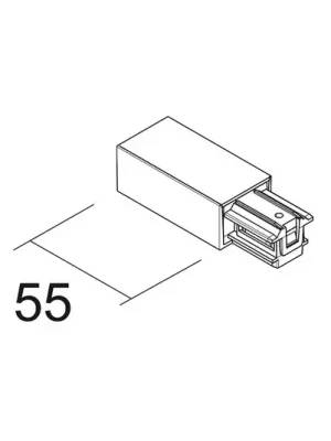Nejlepší Cena Ivela napájení vpravo SQUARE 48 V, černá, plast