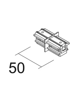 Jen Po Omezenou Doba Ivela spojka podélná SQUARE 48 V, bílá, pod proudem